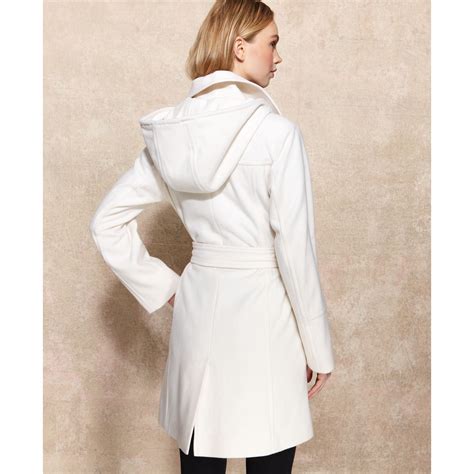 michael kors white coat